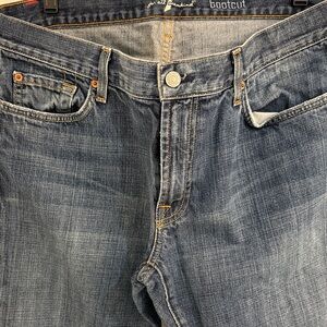 7 For All Mankind Men's Indigo Bootcut Jeans